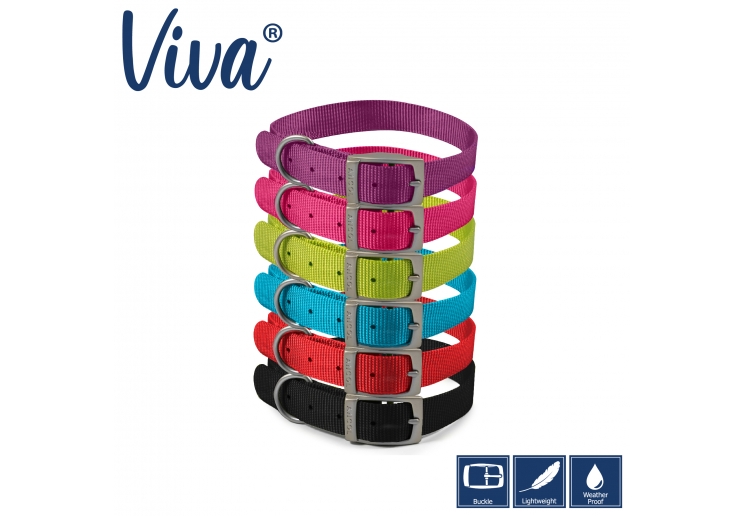 Viva Collar Black 20-26cm Size 1