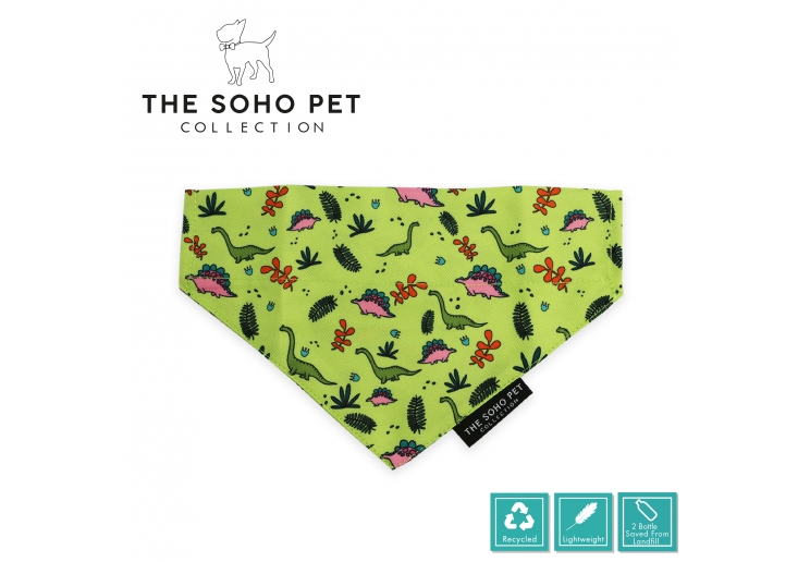 Dino/Ice Cream Patterned Bandana (2 per pack)