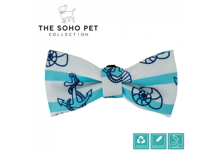 Soho Nautical/Coral Bow Tie (2 per pack)