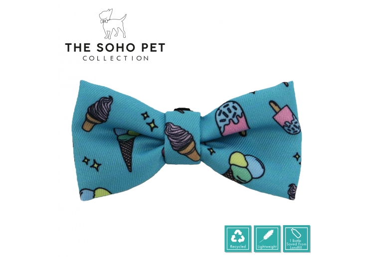 Dino/Ice Cream Patterned Bow Tie (2 per pack)