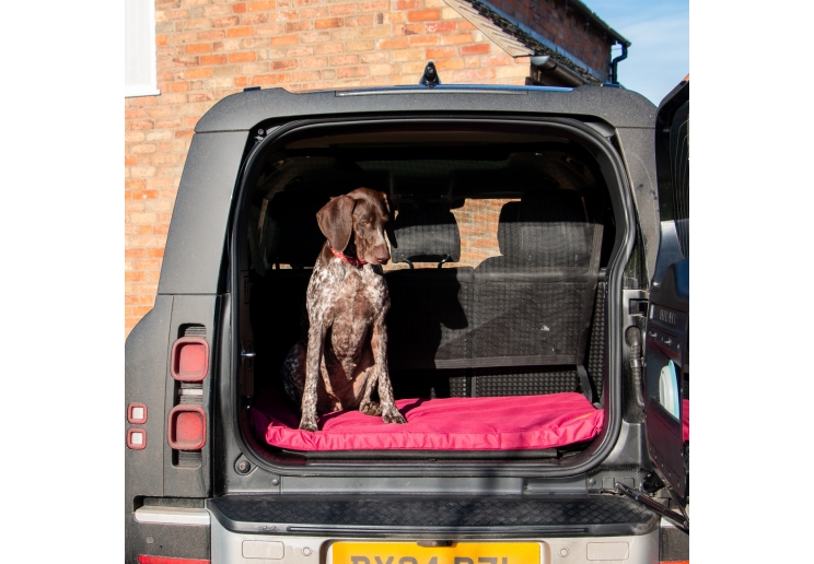 Nest of 5 Waterproof Pad Beds Burgundy