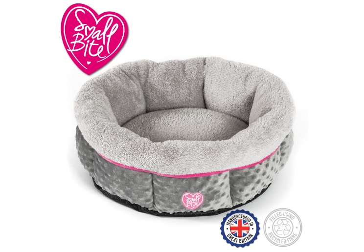 Small Bite Donut Bed 50x50cm Pink