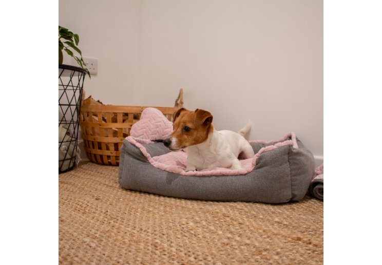 Made From Dog Bed Set 60x50cm Pink