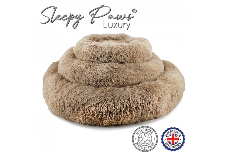 Super Plush Donut Bed 50cm Oatmeal