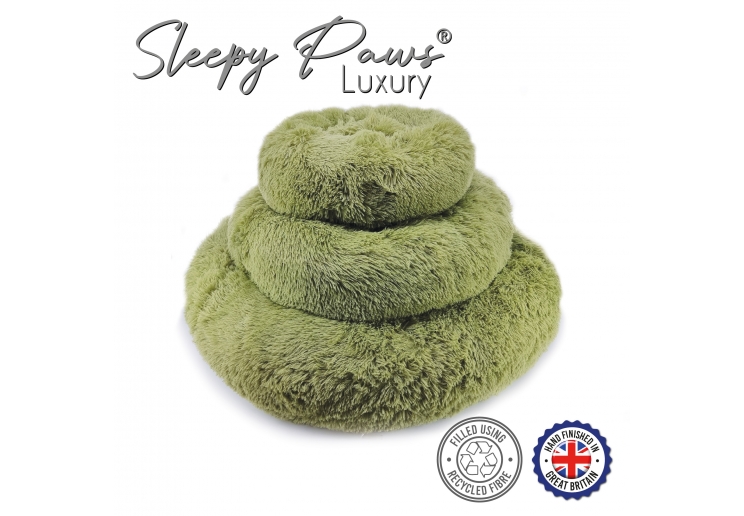 Super Plush Donut Bed 50cm Sage