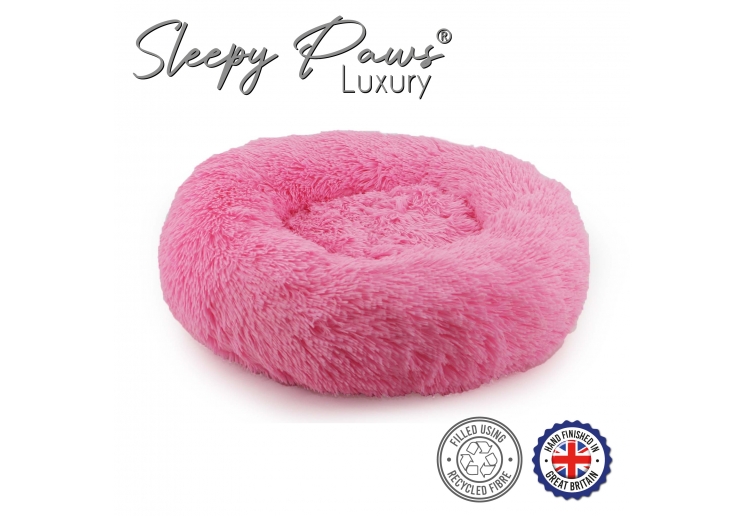 Super Plush Donut Bed 50cm Pink