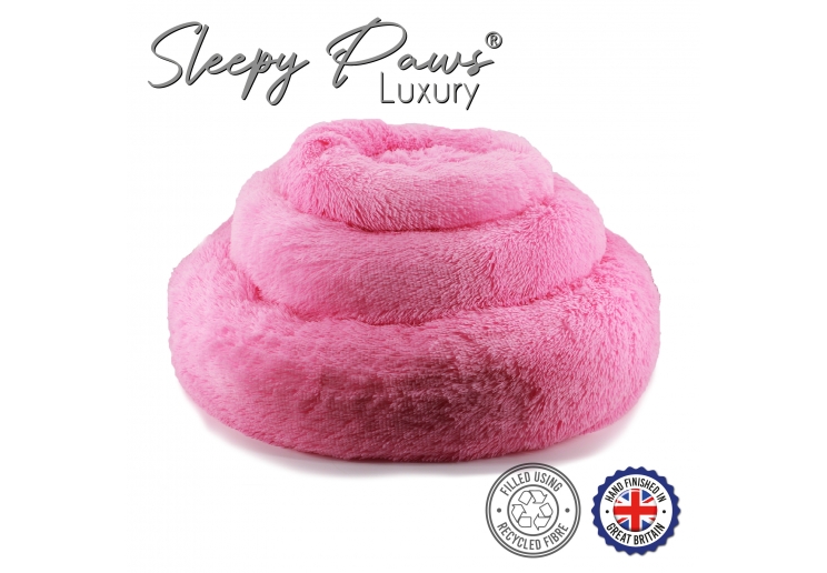 Super Plush Donut Bed 50cm Pink