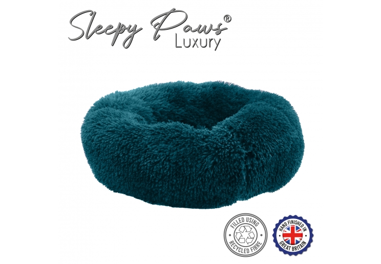 Super Plush Donut Bed 50cm Teal