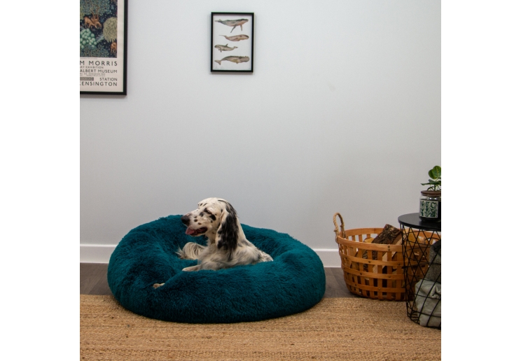 Super Plush Donut Bed 50cm Teal