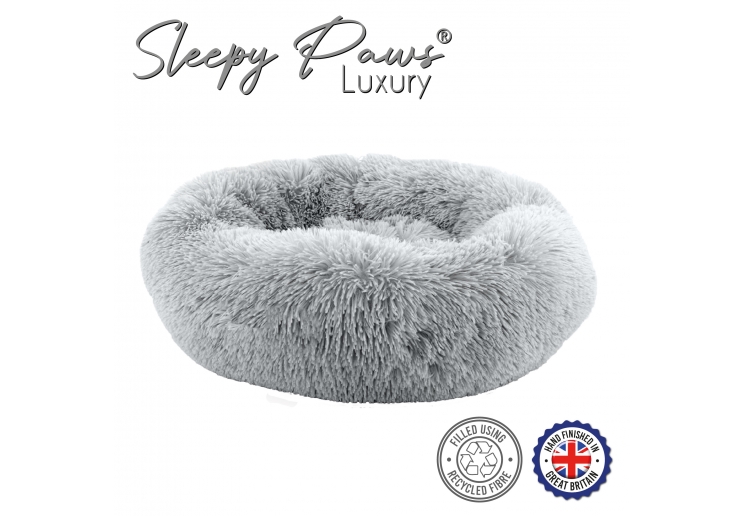 Super Plush Donut Bed 50cm Slate Grey