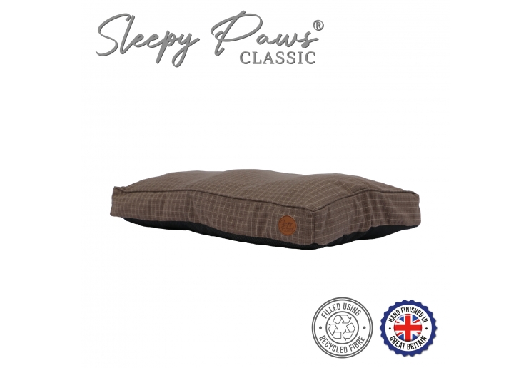 Brown Check Mattress 75 x 60cm