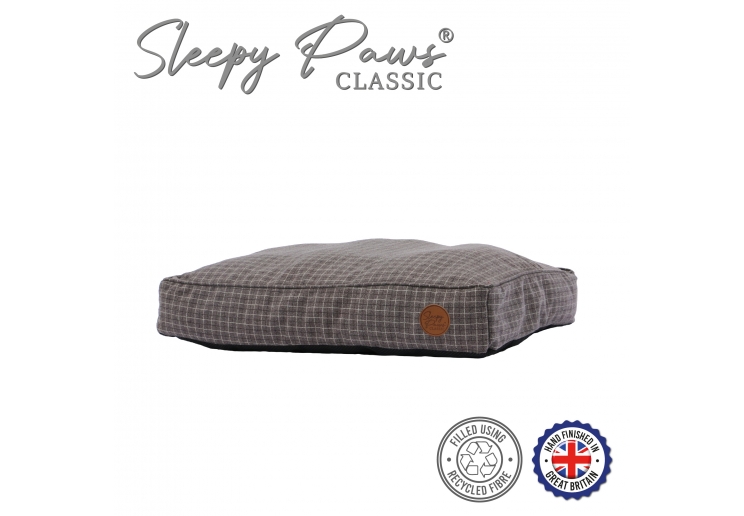 Grey Check Mattress 75 x 60cm