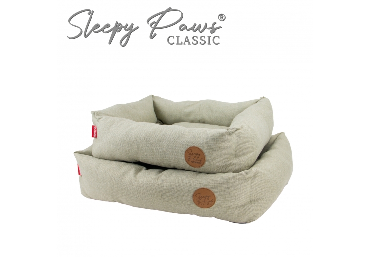 Sleepy Paws Square Bed 60x50cm Green