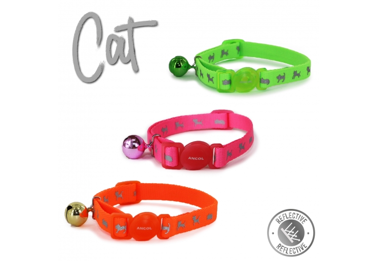 High Vis Cat Collar Green