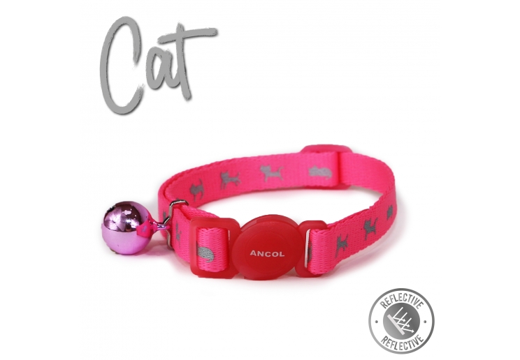 High Vis Cat Collar Pink