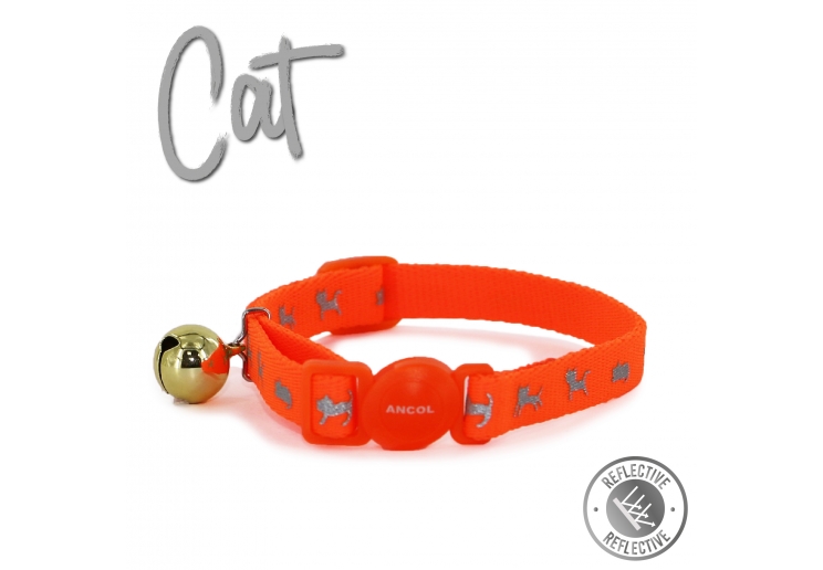 High Vis Cat Collar Orange