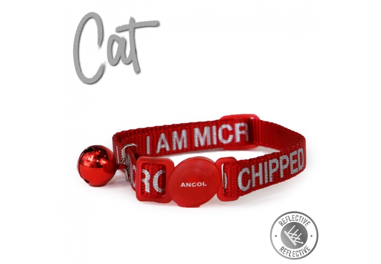 I Am Micro Chipped Safety Cat Collar