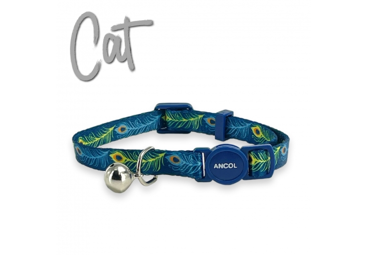 Peacock Cat Collar