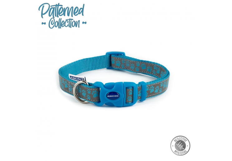 Paw Collar Blue 20-30cm Size 1-2