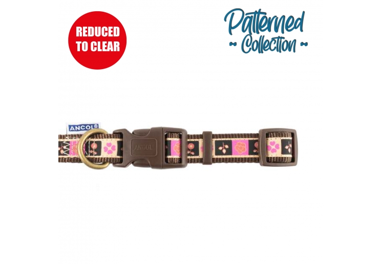 Chocolate Squares Collar 45-70cm Size 5-9