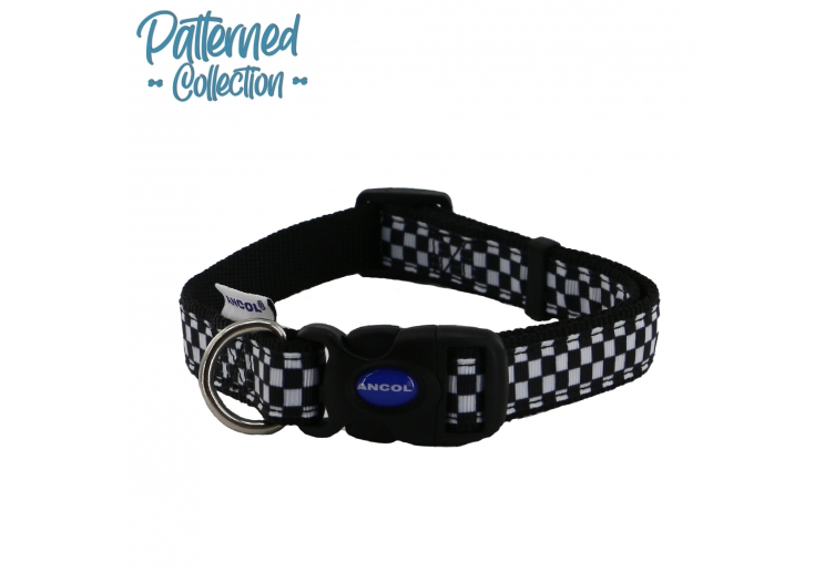 Checkerboard Collar Size S 20-30cm Size 1-2