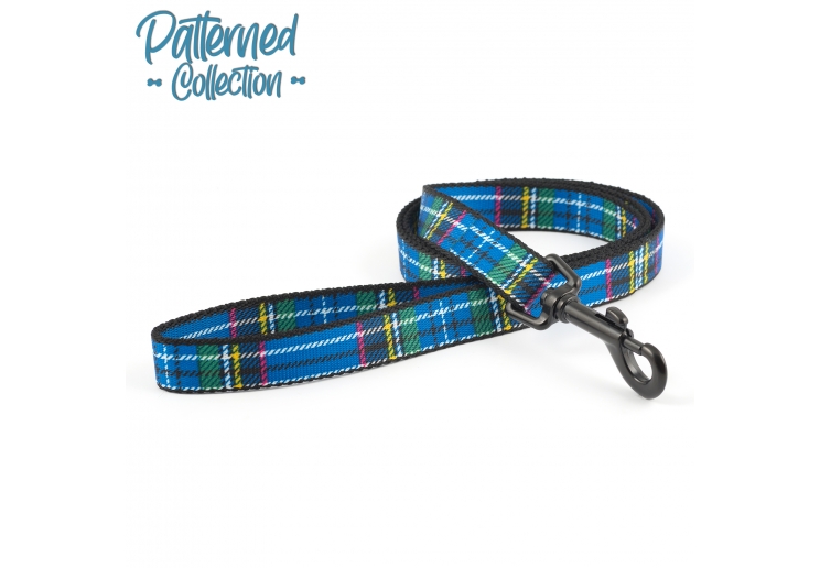 Tartan Lead Blue 1mx19mm