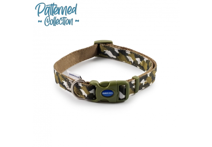 Green Combat Collar 45-70cm Size 5-9