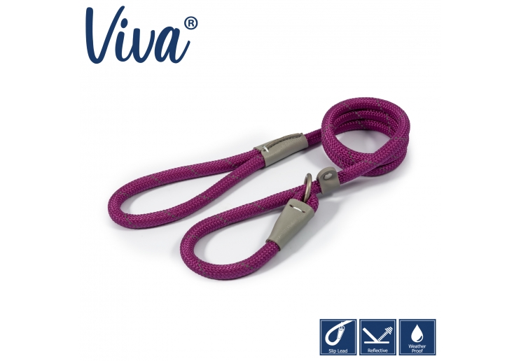 Viva Rope Slip Reflective Purple 1.5mx12mm