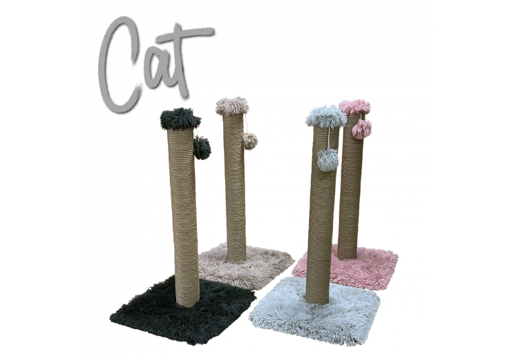 Long Plush Cat Scratcher XL