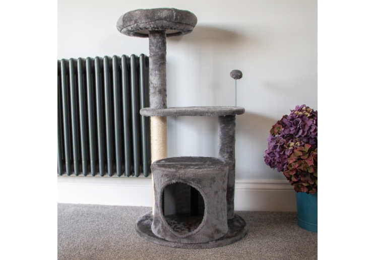 Soft Grey Cat Tree