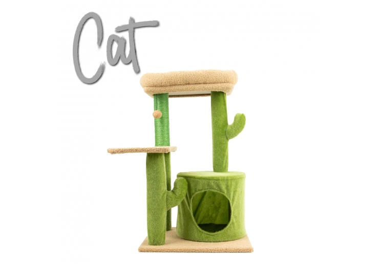 Desert Cactus Cat Bed