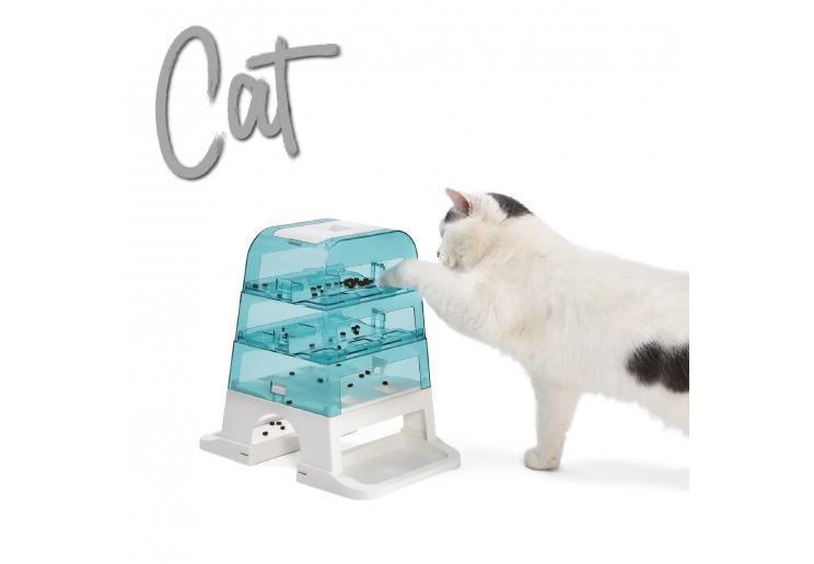 Cat Slow Feeder/Enrichment Tower