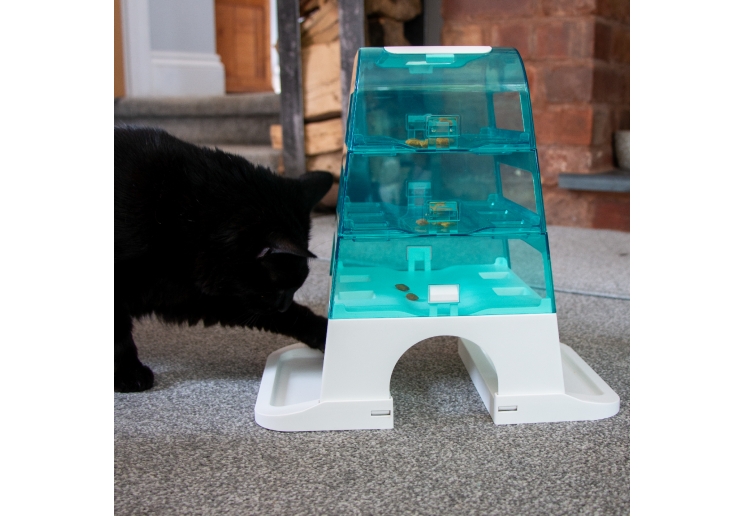 Cat Slow Feeder/Enrichment Tower