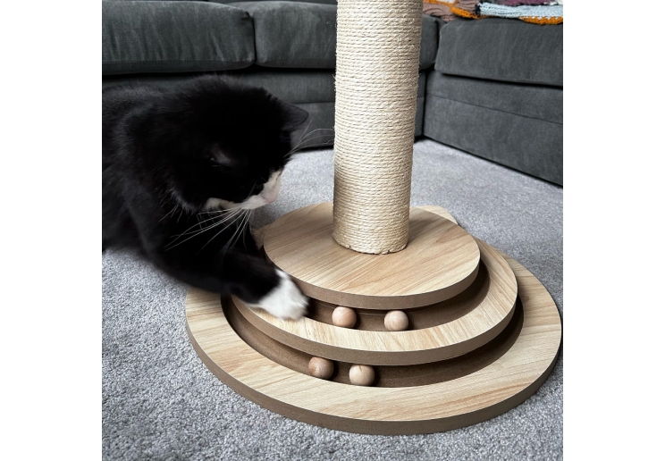 Cat Shape Enrichment Scratcher