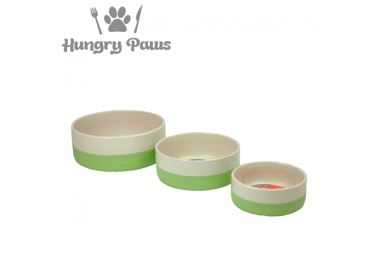 Ceramic Bowl With Non-Slip Silicone Base 400ml