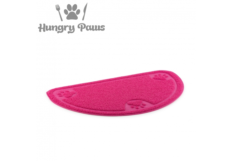 D-Shape Feeding Mat Pink