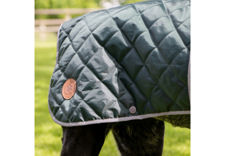 Heritage Green Quilted Coat XS