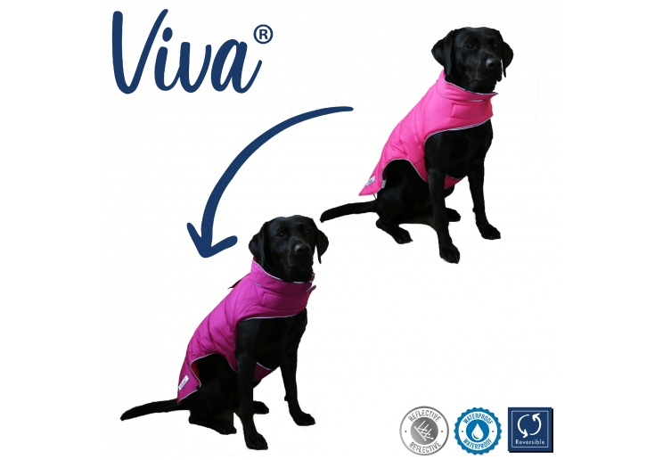 Viva Reversible Coat Pink/Purple 30cm Small