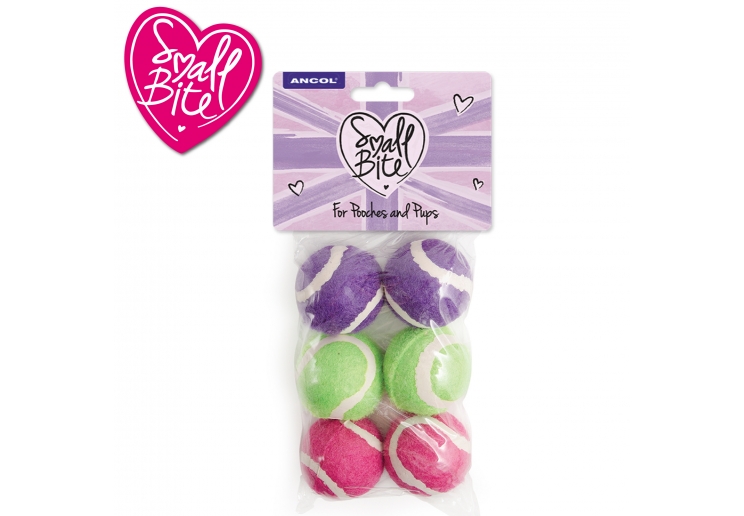 SB Mini Tennis Balls 6pc pack