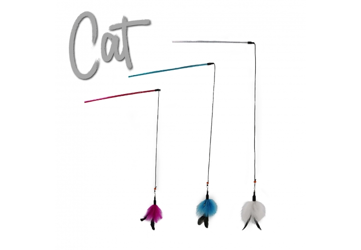 Feather Bell Cat Dangler