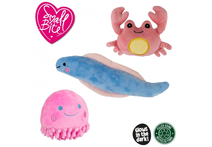 Small Bite Glow In The Dark Cuddlers Mix Pack